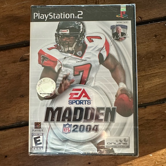 NWT PlayStation 2 Madden 2004 with Atlanta Falcons Michael Vick #7